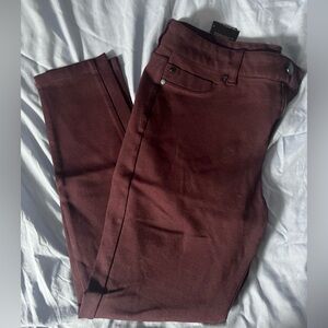 Maroon/purple jeans